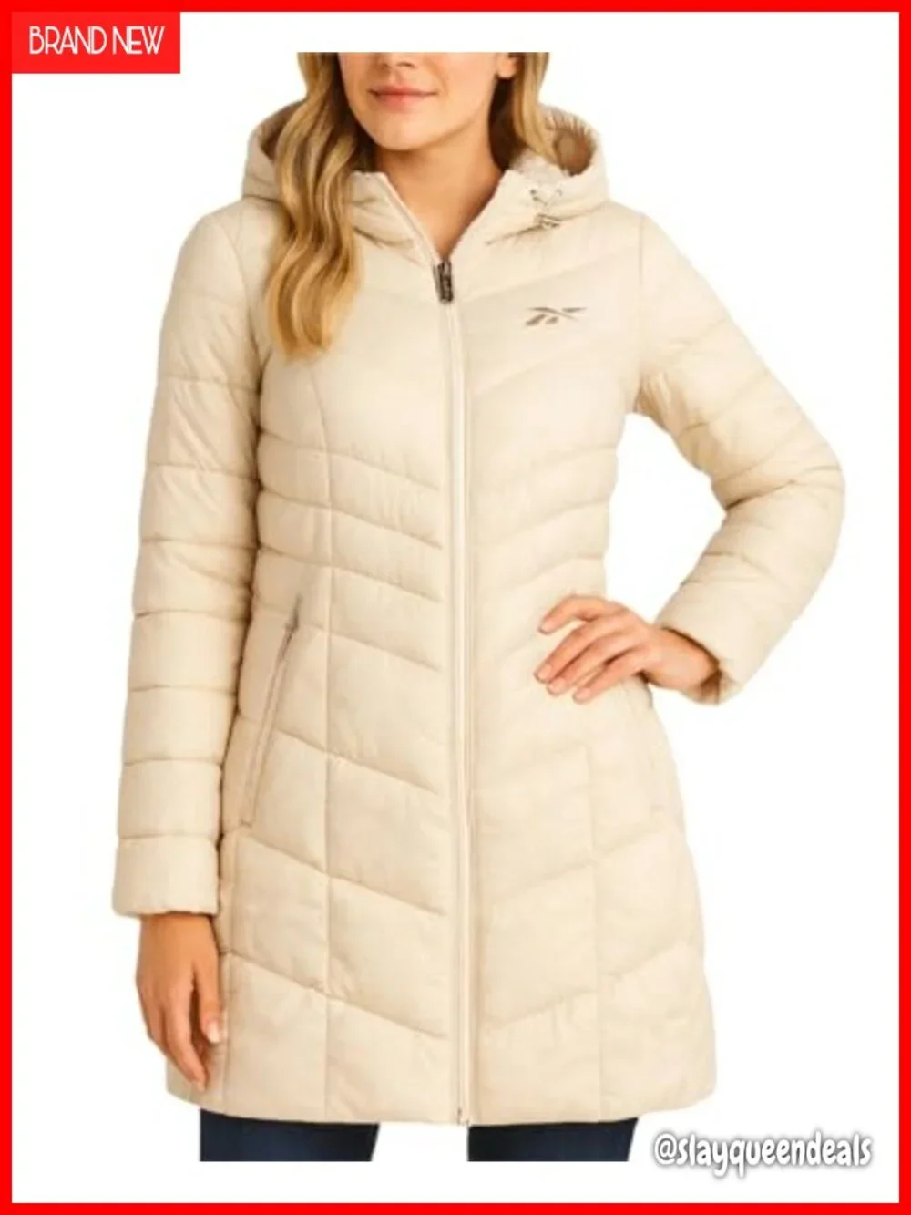 Women's Long Quilted Puffer Parka Winter Coat with Hood